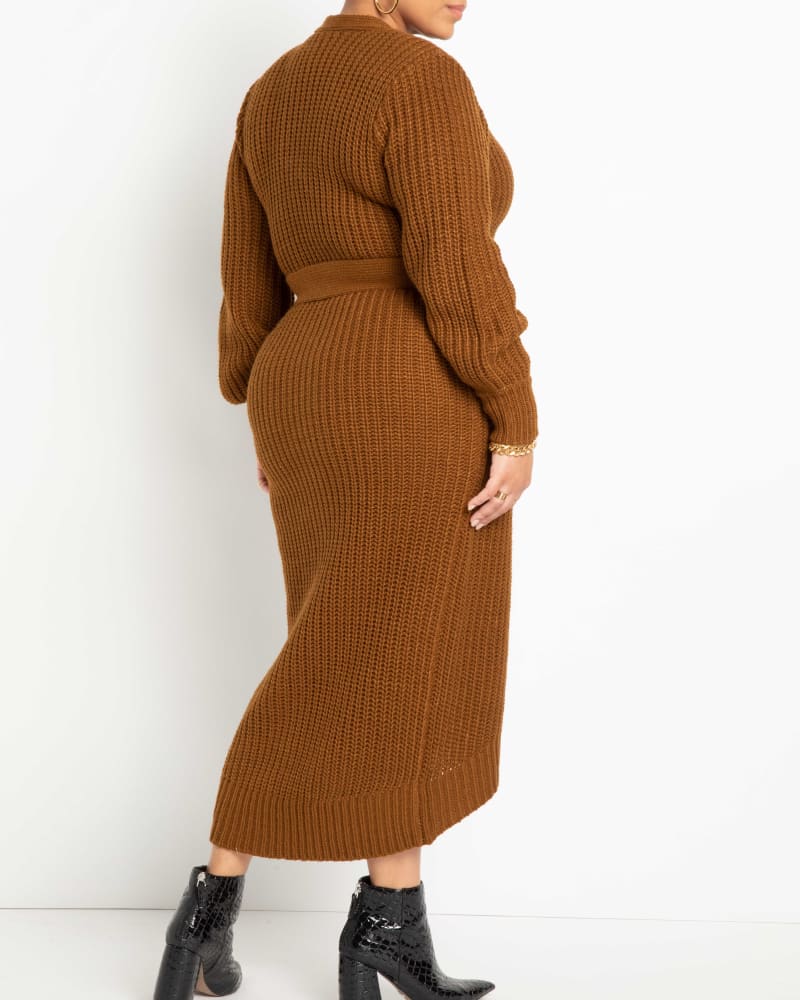 Cardigan new arrivals sweater dress